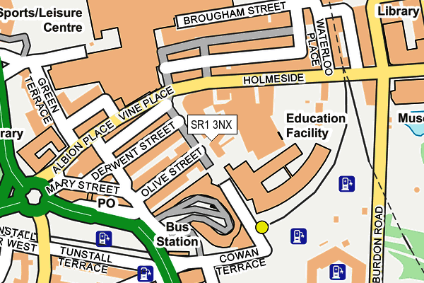 SR1 3NX map - OS OpenMap – Local (Ordnance Survey)