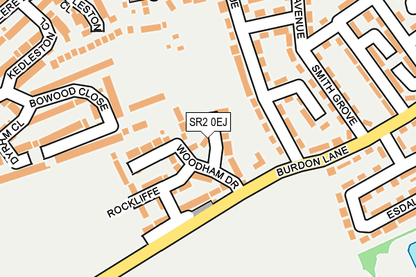 SR2 0EJ map - OS OpenMap – Local (Ordnance Survey)