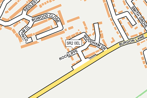 SR2 0EL map - OS OpenMap – Local (Ordnance Survey)
