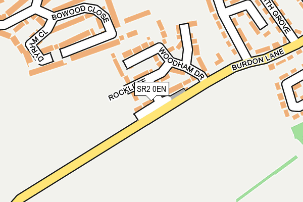 SR2 0EN map - OS OpenMap – Local (Ordnance Survey)