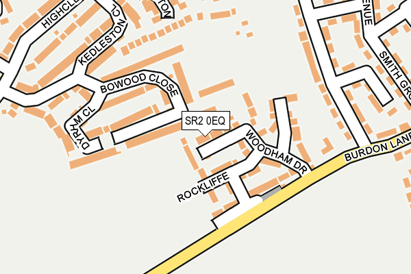 SR2 0EQ map - OS OpenMap – Local (Ordnance Survey)