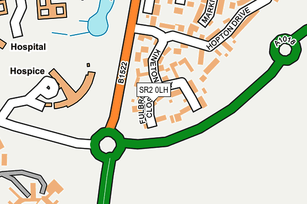 SR2 0LH map - OS OpenMap – Local (Ordnance Survey)