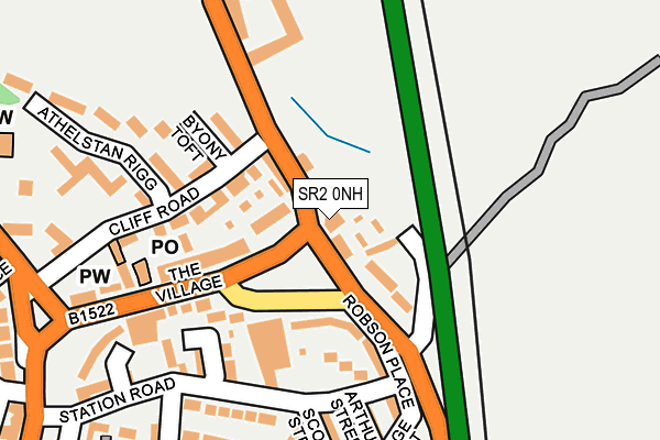 SR2 0NH map - OS OpenMap – Local (Ordnance Survey)