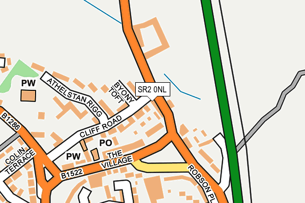 SR2 0NL map - OS OpenMap – Local (Ordnance Survey)