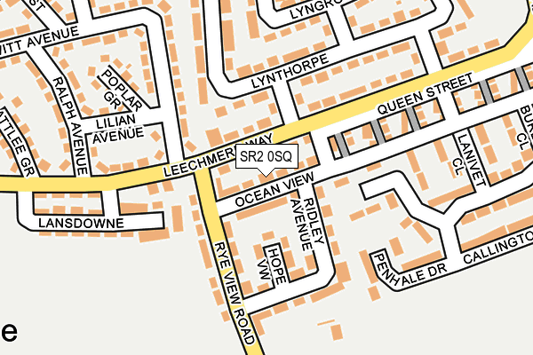 SR2 0SQ map - OS OpenMap – Local (Ordnance Survey)