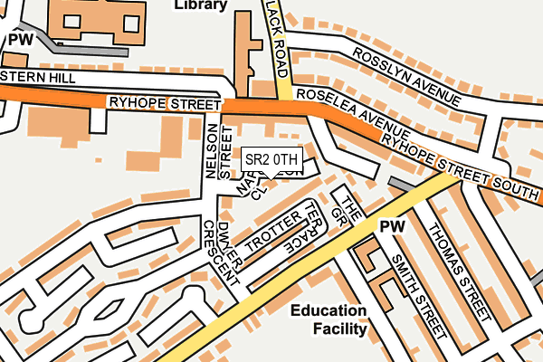 SR2 0TH map - OS OpenMap – Local (Ordnance Survey)