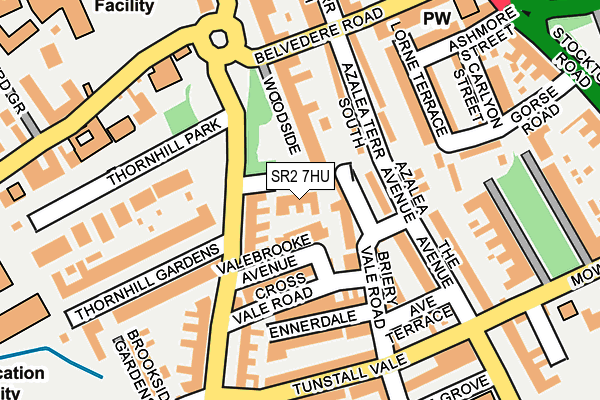 SR2 7HU map - OS OpenMap – Local (Ordnance Survey)
