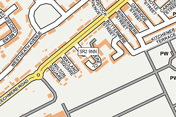SR2 9NN map - OS OpenMap – Local (Ordnance Survey)