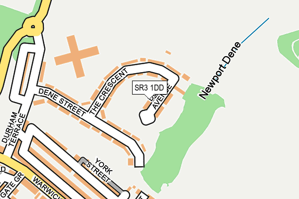 SR3 1DD map - OS OpenMap – Local (Ordnance Survey)