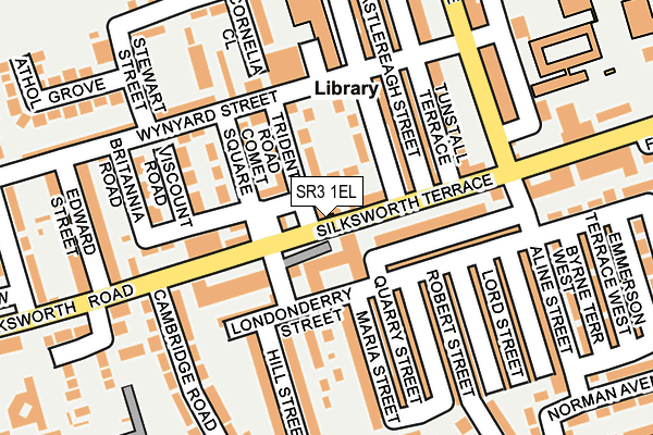 SR3 1EL map - OS OpenMap – Local (Ordnance Survey)