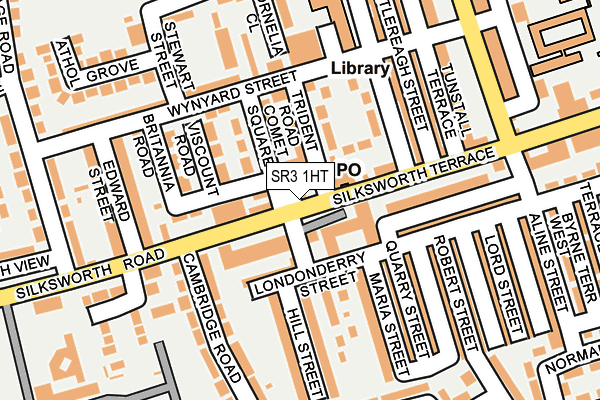 SR3 1HT map - OS OpenMap – Local (Ordnance Survey)