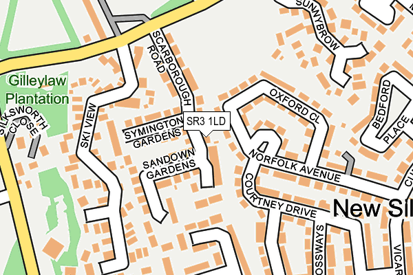 SR3 1LD map - OS OpenMap – Local (Ordnance Survey)