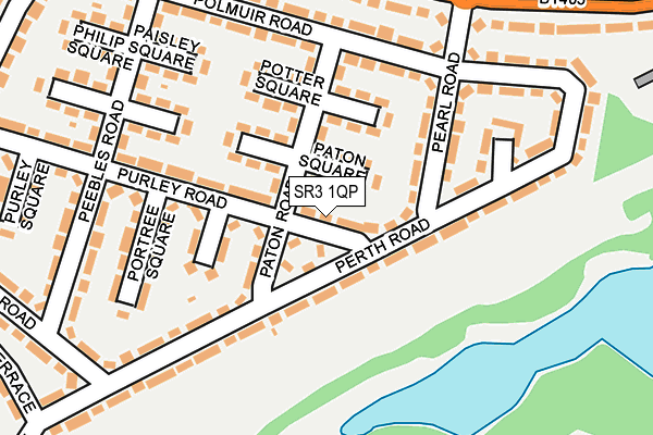 SR3 1QP map - OS OpenMap – Local (Ordnance Survey)