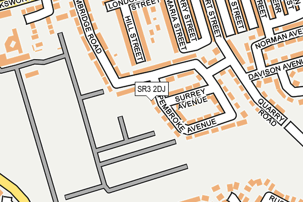 SR3 2DJ map - OS OpenMap – Local (Ordnance Survey)