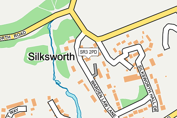 SR3 2PD map - OS OpenMap – Local (Ordnance Survey)