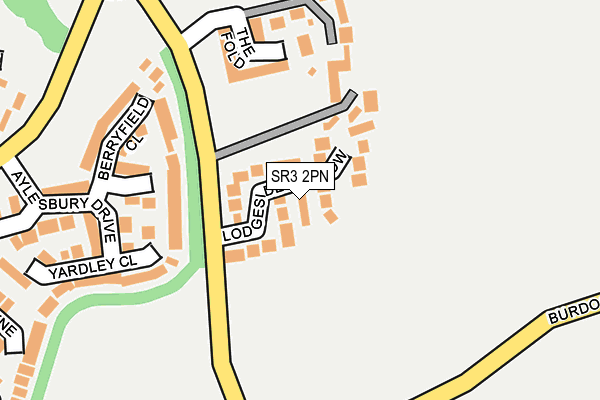 SR3 2PN map - OS OpenMap – Local (Ordnance Survey)