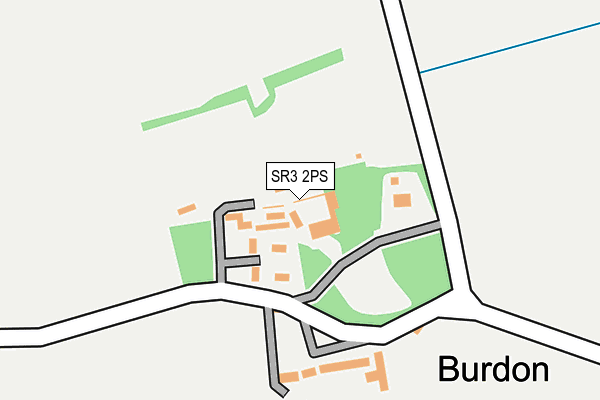 SR3 2PS map - OS OpenMap – Local (Ordnance Survey)