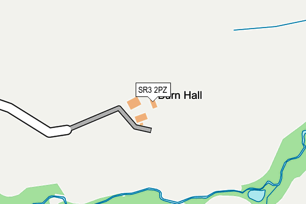 SR3 2PZ map - OS OpenMap – Local (Ordnance Survey)