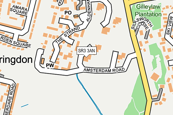 SR3 3AN map - OS OpenMap – Local (Ordnance Survey)