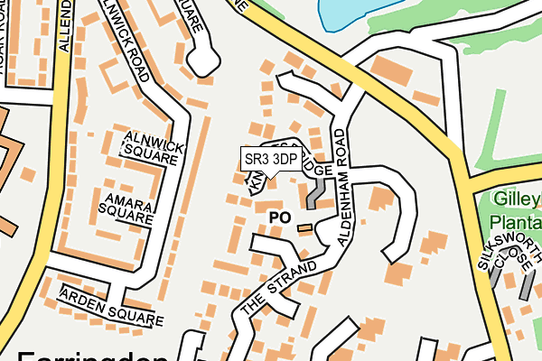 SR3 3DP map - OS OpenMap – Local (Ordnance Survey)