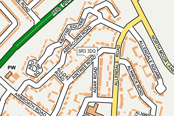 SR3 3DQ map - OS OpenMap – Local (Ordnance Survey)