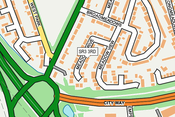 SR3 3RD map - OS OpenMap – Local (Ordnance Survey)
