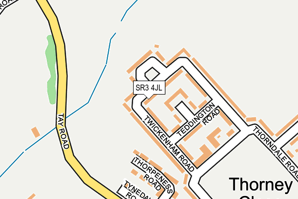 SR3 4JL map - OS OpenMap – Local (Ordnance Survey)