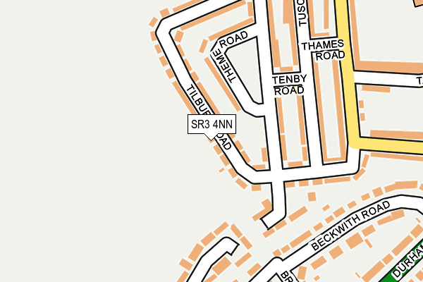 SR3 4NN map - OS OpenMap – Local (Ordnance Survey)
