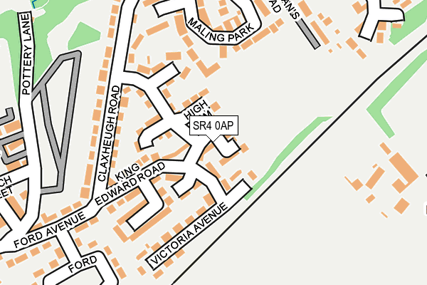 SR4 0AP map - OS OpenMap – Local (Ordnance Survey)