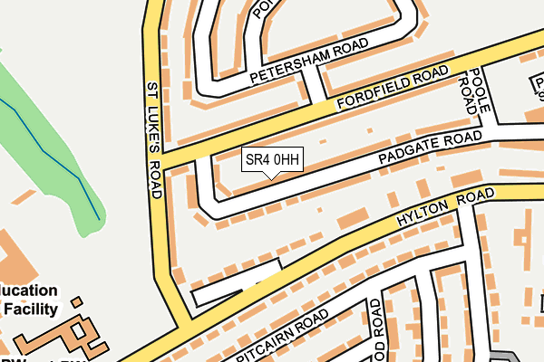 SR4 0HH map - OS OpenMap – Local (Ordnance Survey)