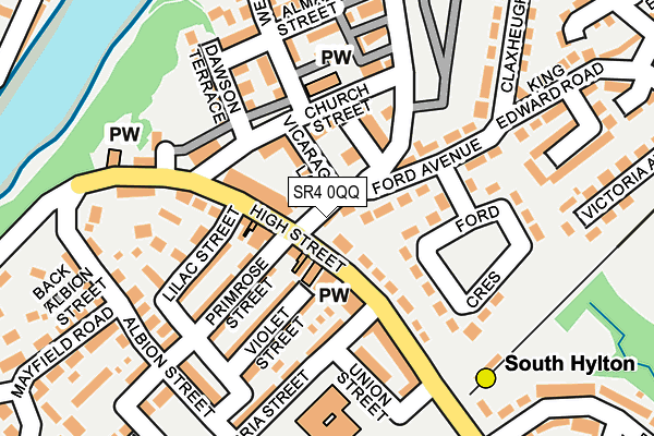 SR4 0QQ map - OS OpenMap – Local (Ordnance Survey)