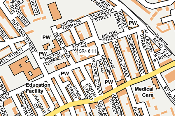 SR4 6HH map - OS OpenMap – Local (Ordnance Survey)