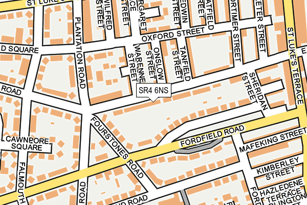 SR4 6NS map - OS OpenMap – Local (Ordnance Survey)