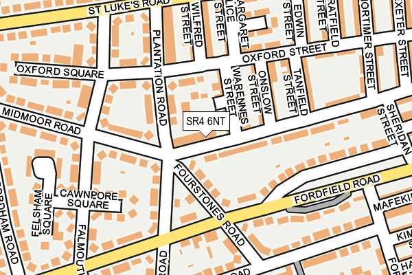 SR4 6NT map - OS OpenMap – Local (Ordnance Survey)