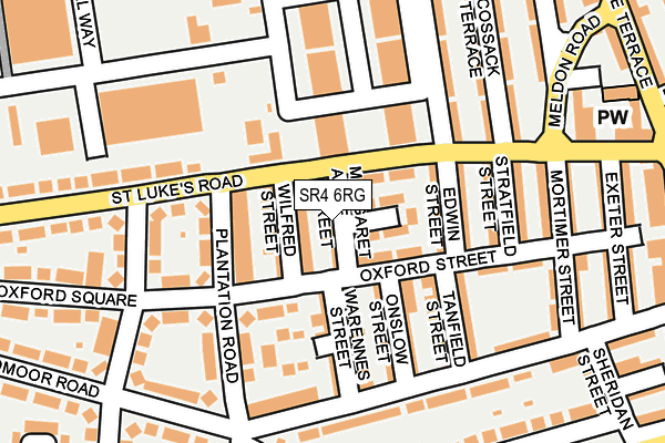 SR4 6RG map - OS OpenMap – Local (Ordnance Survey)