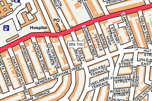 SR4 7HU map - OS OpenMap – Local (Ordnance Survey)