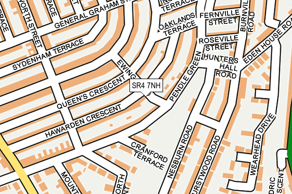 SR4 7NH map - OS OpenMap – Local (Ordnance Survey)
