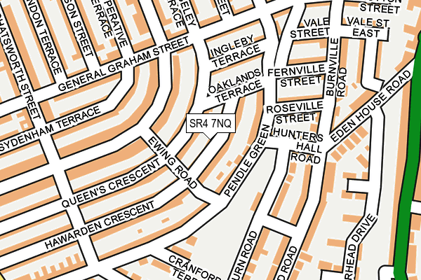 SR4 7NQ map - OS OpenMap – Local (Ordnance Survey)