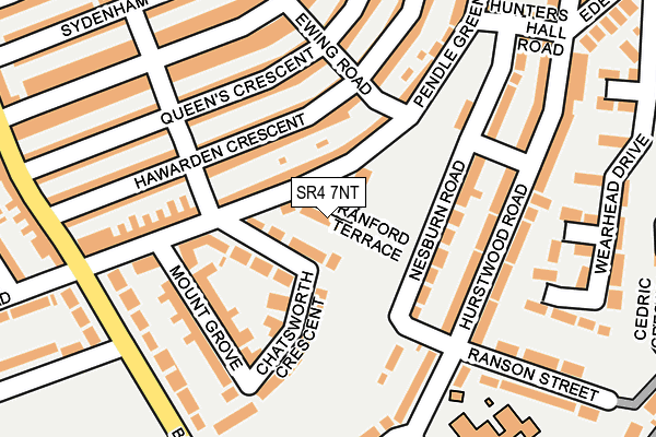 SR4 7NT map - OS OpenMap – Local (Ordnance Survey)