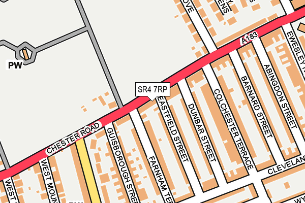 SR4 7RP map - OS OpenMap – Local (Ordnance Survey)