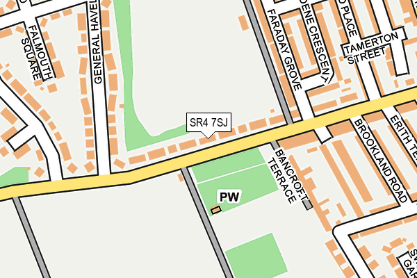 SR4 7SJ map - OS OpenMap – Local (Ordnance Survey)