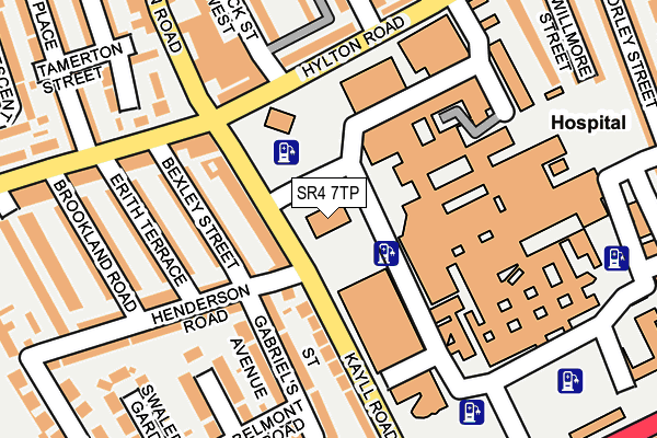 SR4 7TP map - OS OpenMap – Local (Ordnance Survey)
