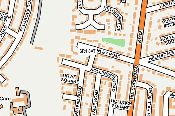 SR4 8AT map - OS OpenMap – Local (Ordnance Survey)