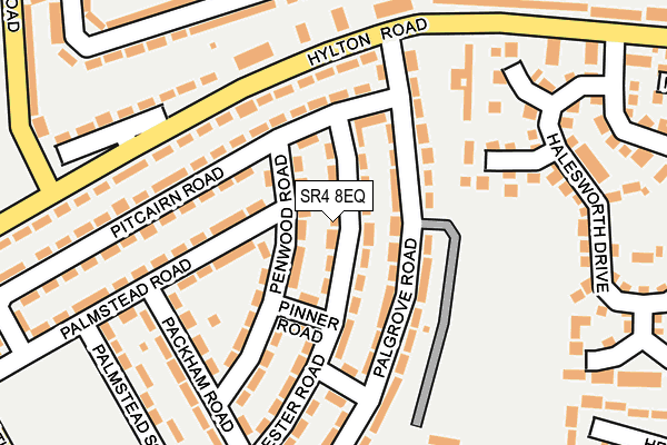 SR4 8EQ map - OS OpenMap – Local (Ordnance Survey)