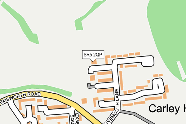 SR5 2QP map - OS OpenMap – Local (Ordnance Survey)