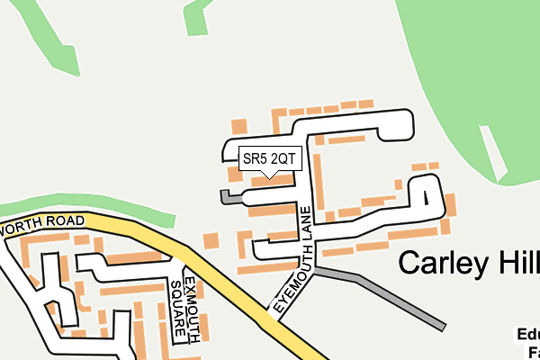 SR5 2QT map - OS OpenMap – Local (Ordnance Survey)