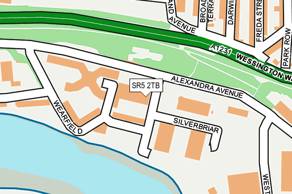 SR5 2TB map - OS OpenMap – Local (Ordnance Survey)