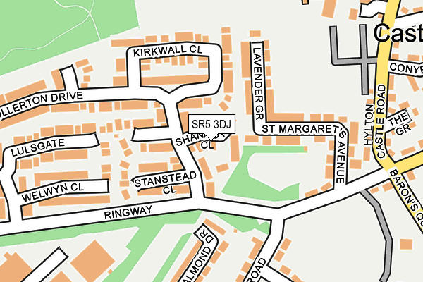 SR5 3DJ map - OS OpenMap – Local (Ordnance Survey)