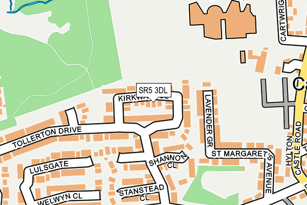 SR5 3DL map - OS OpenMap – Local (Ordnance Survey)