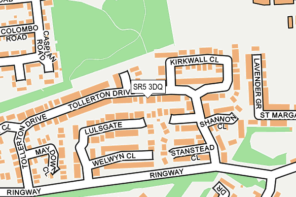 SR5 3DQ map - OS OpenMap – Local (Ordnance Survey)